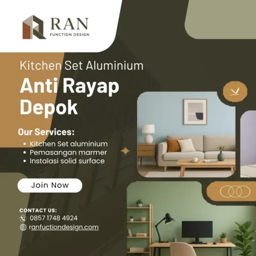Kitchen Set Aluminium Anti Rayap Depok