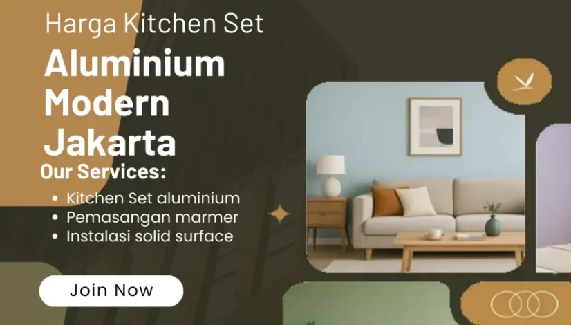 Harga Kitchen Set Aluminium modern jakarta