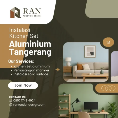 Instalasi Kitchen Set Aluminium Tangerang