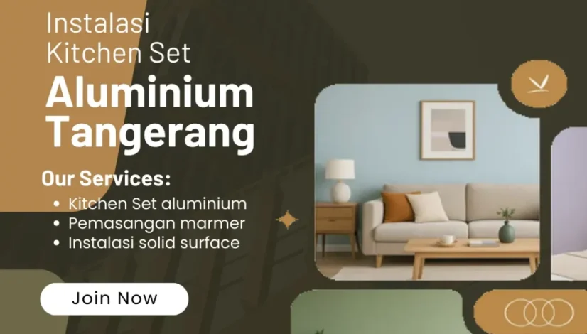 Instalasi Kitchen Set Aluminium Tangerang